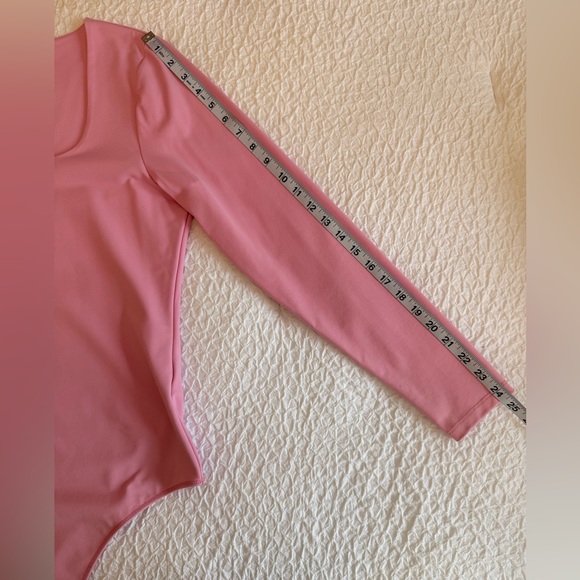 Abercrombie & Fitch Soft A&F Long Sleeve Bodysuit – Pink, Size XL - Picture 7 of 11